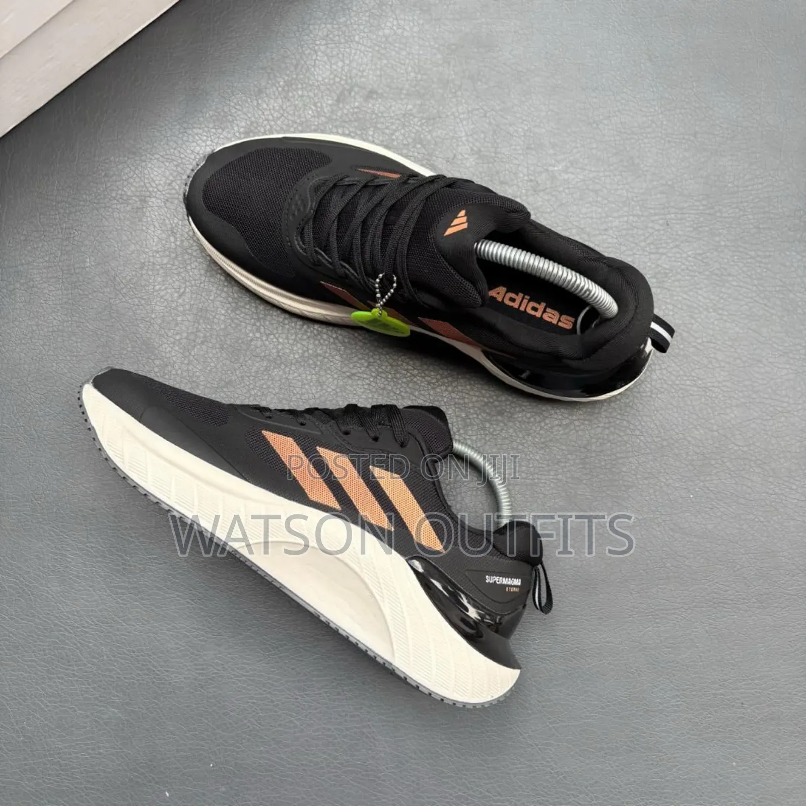 Men's Leather Sneakers or Raba Za Adidas Supermagma