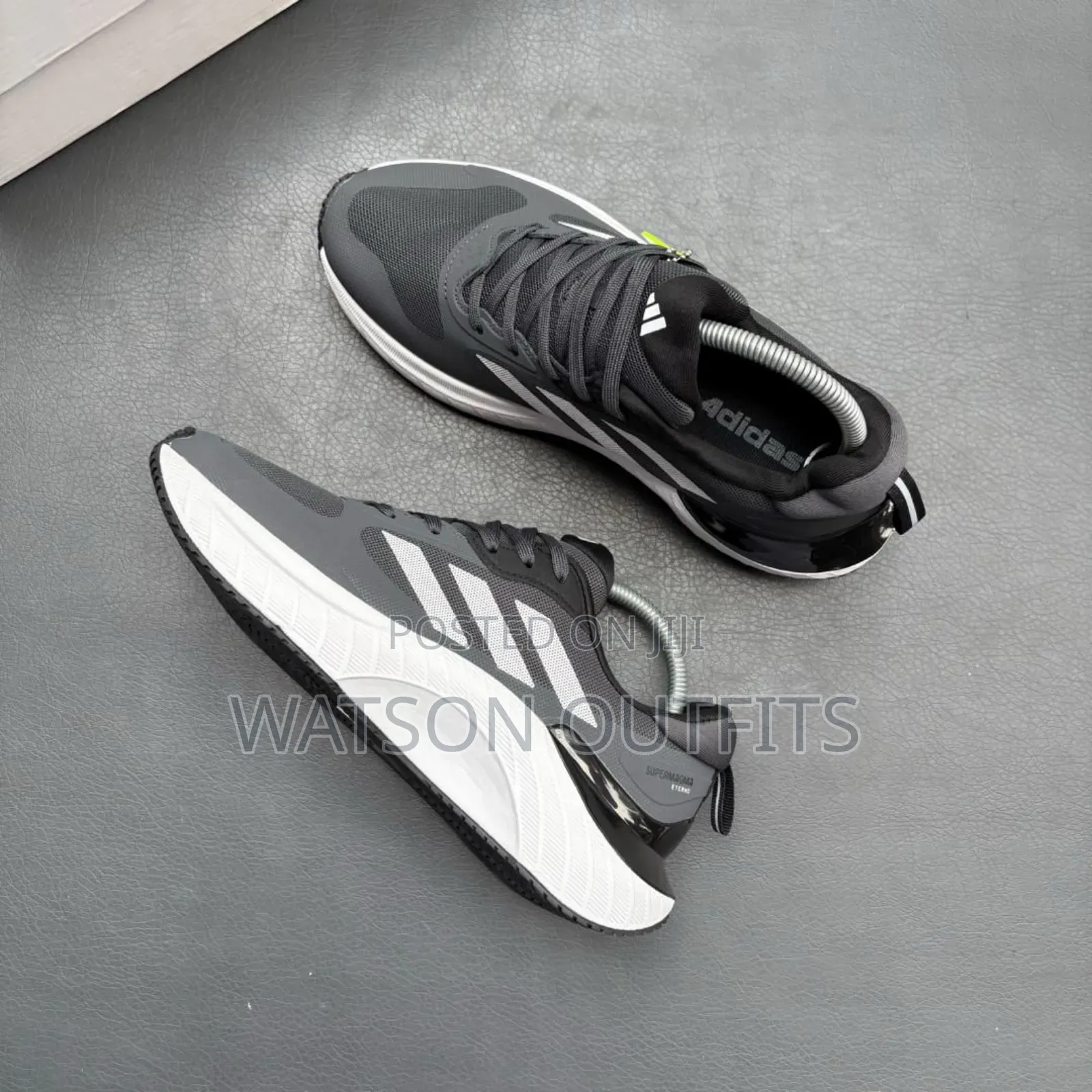 Men's Leather Sneakers or Raba Za Adidas Supermagma