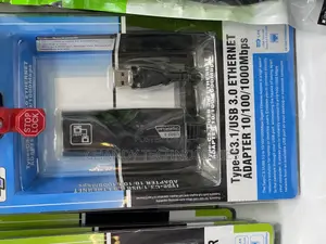 A Type 3.1/Usb 3.0 to Ethernet Adapter.