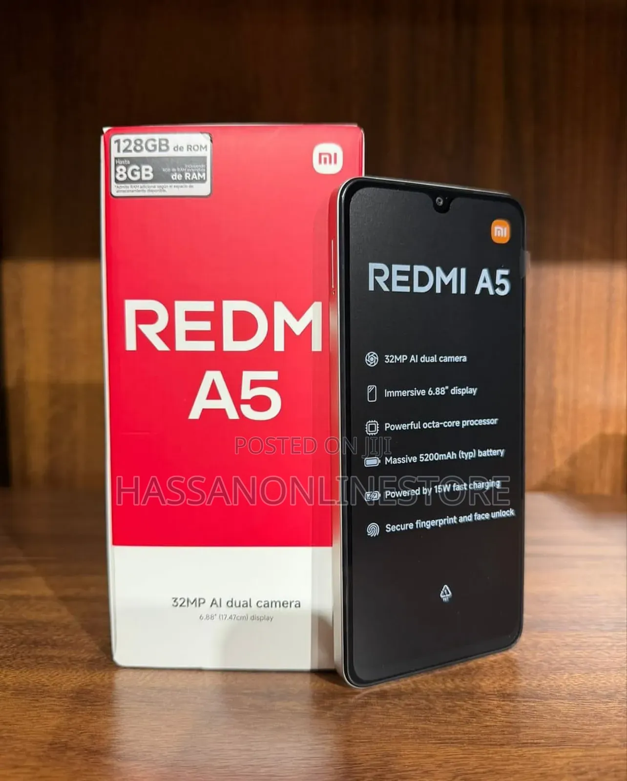 New Xiaomi Redmi A5 4G 128 GB Black