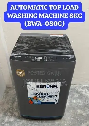Brühm Top Load Automatic Washing Machine 8kg (Bwa-080g)