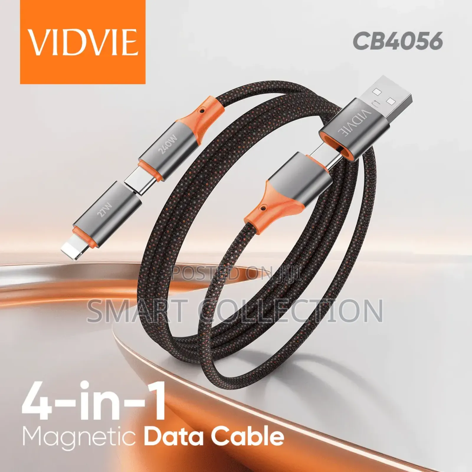 Vidvie Cb4056
240w
4-in-1 Magnetic Data Cable