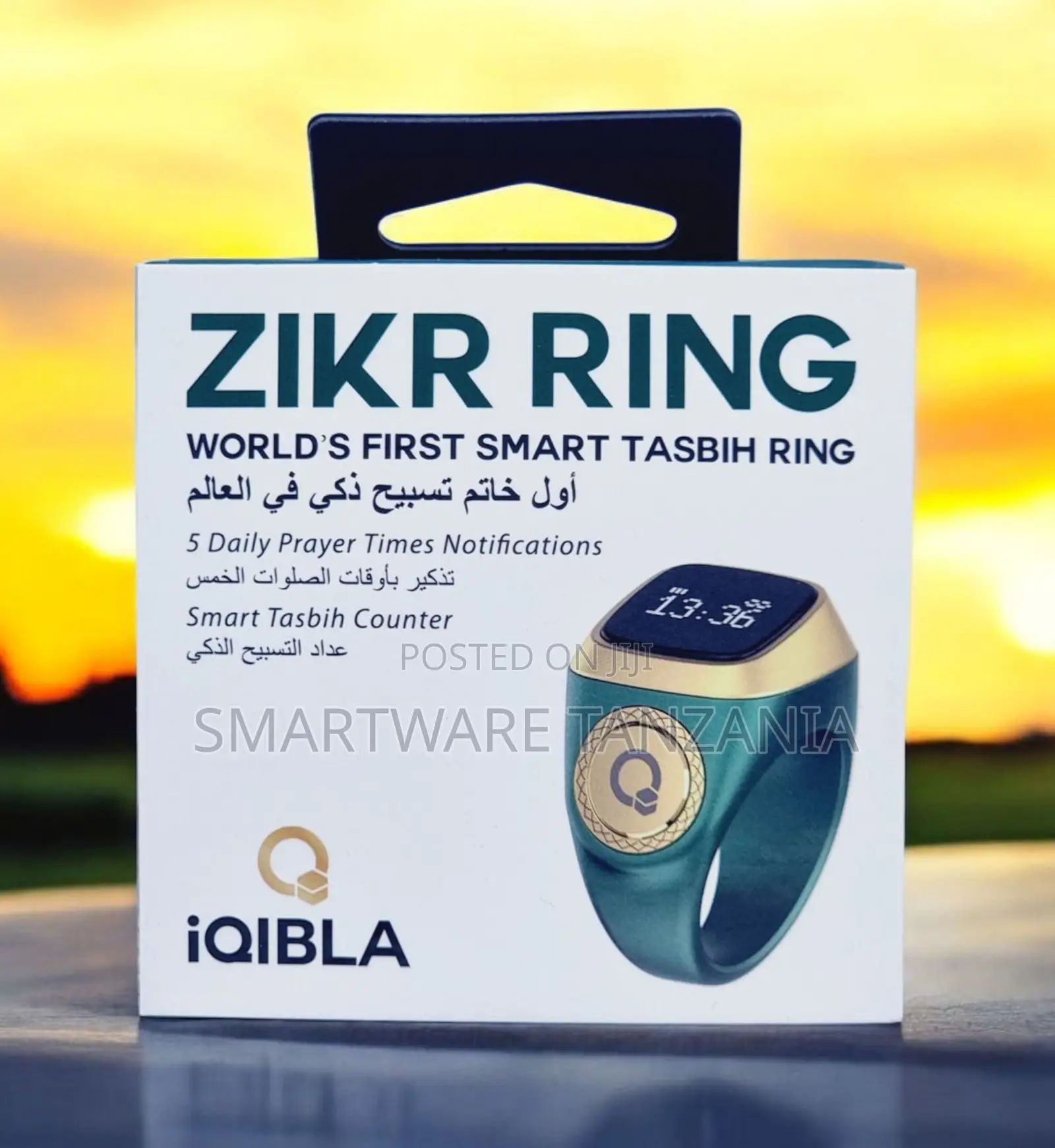 Zikr Ring Smart Tasbih Ring With Prayer Times Counter by Iqibla
