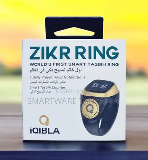 Smart Tasbih Ring Zikr Ring With Digital Display Prayer Alerts