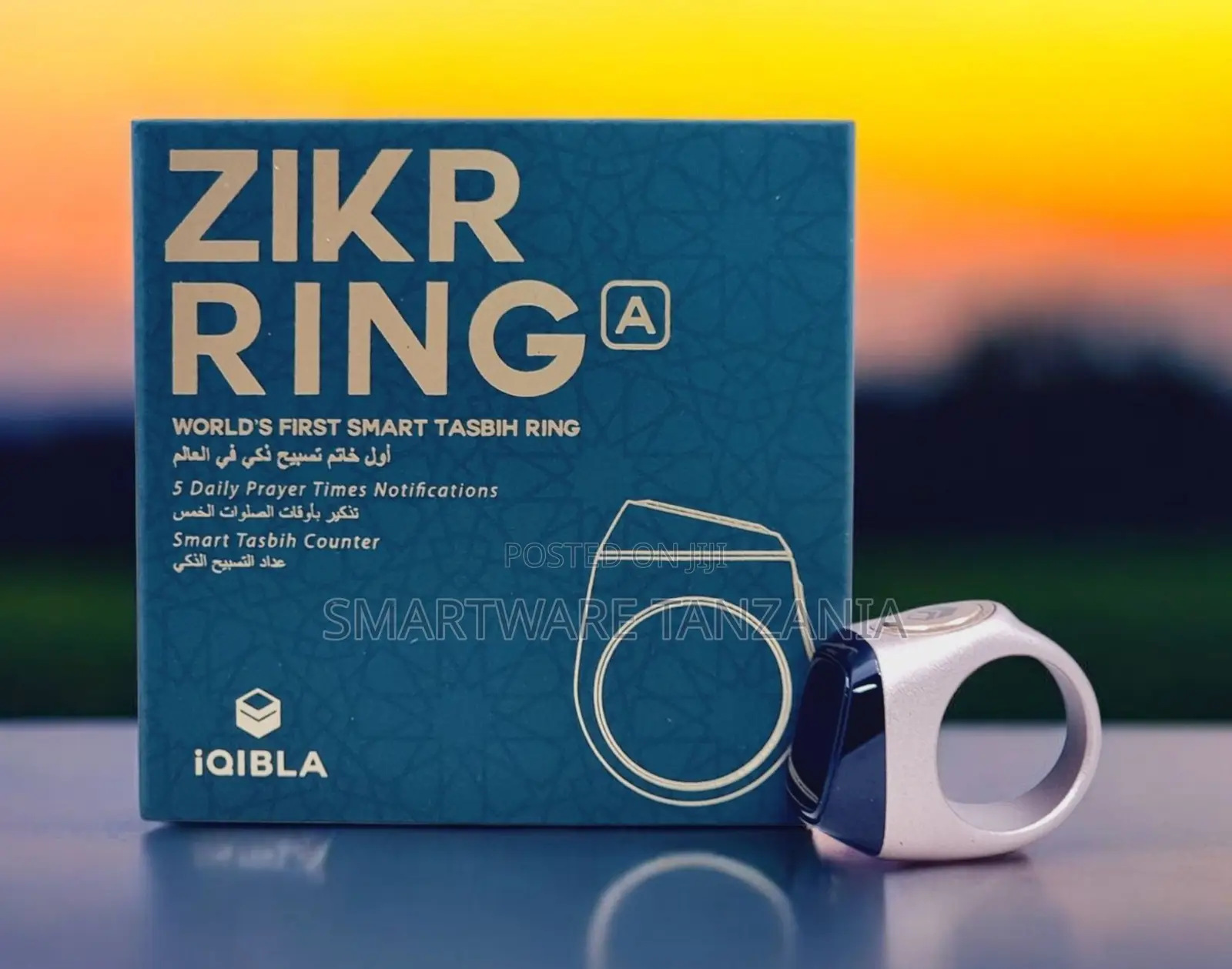 Zikr Ring a Smart Tasbih Ring With Display Prayer Notifications