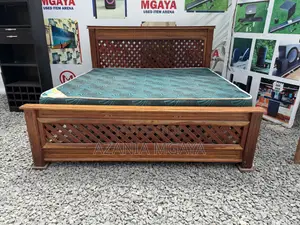 Vitanda Vya Mbao Pamoja Na Godoro 6/6