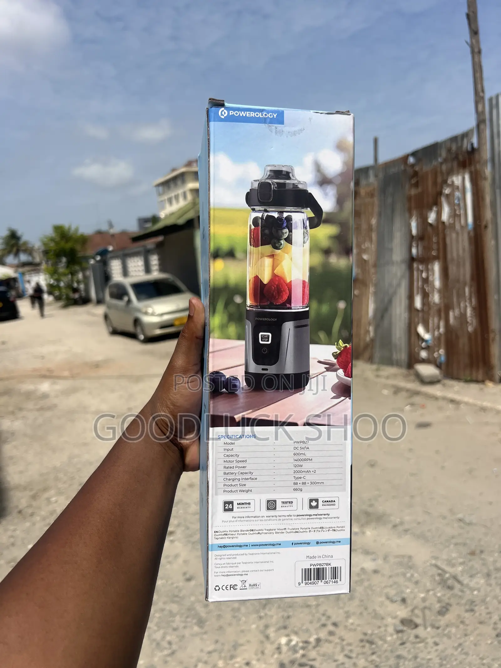 Powerology Duomix Portable Blender