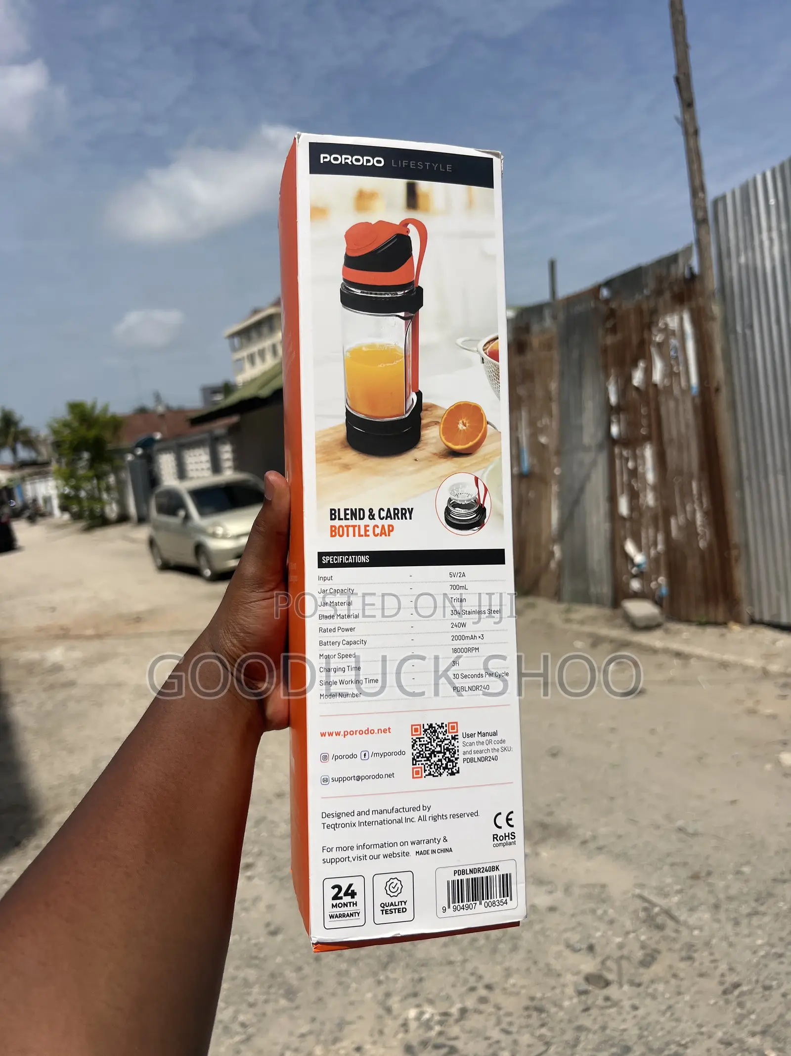 Porodo Lifestyle Nutrimix Dual-Spin Blender