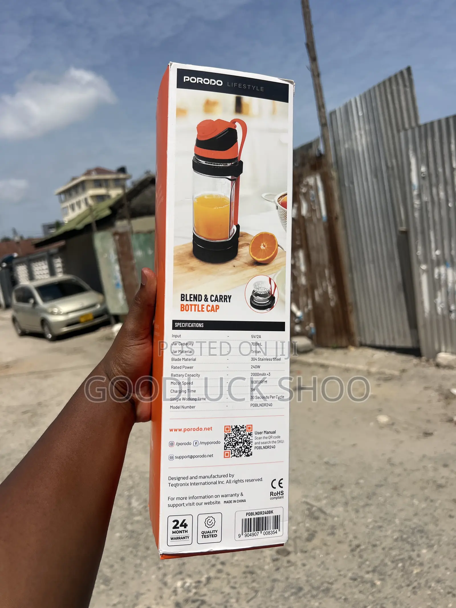 Porodo Lifestyle Nutrimix Dual-Spin Blender