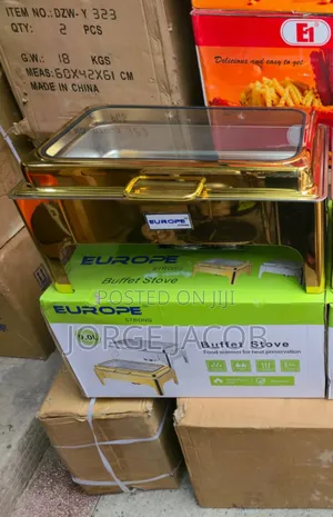 Europe Strong 9.0l Gold-Tone Chafing Dish (Buffet Stove
