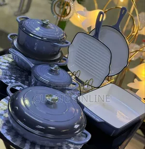 7pcs Cast Iron Non-Stick Cookware Set