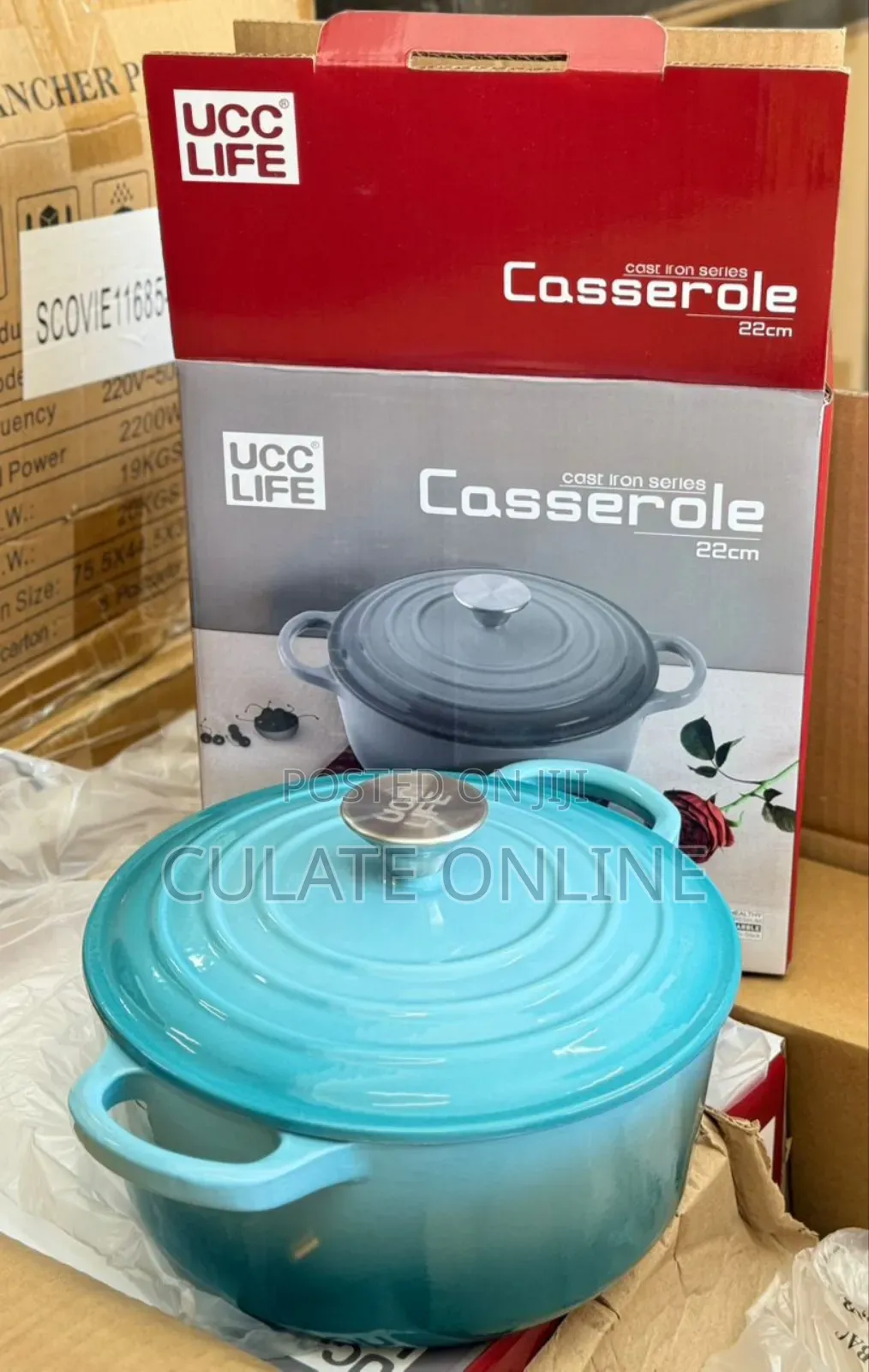 7pcs Cast Iron Non-Stick Cookware Set