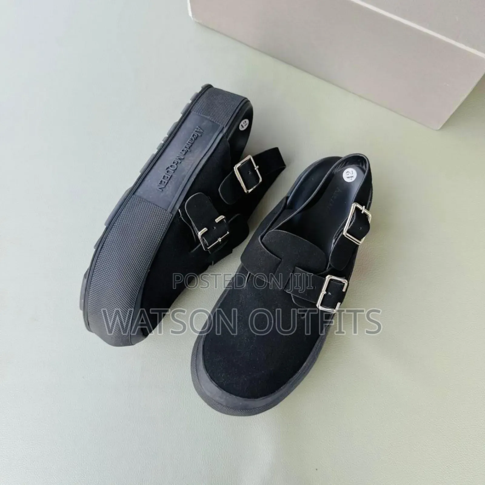 Men's Leather Sandals Za Big Size Soles Za Alexander McQueen