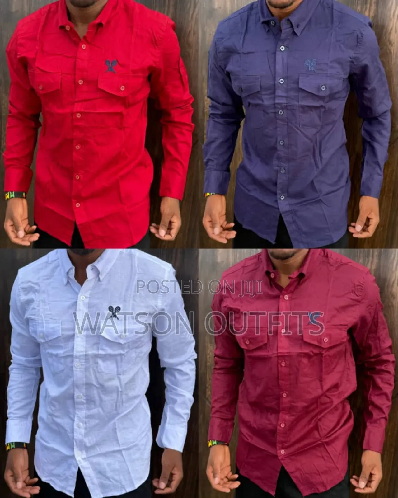 Shati Za Kiume or Men's Shirts Za Top Class Linen Materials