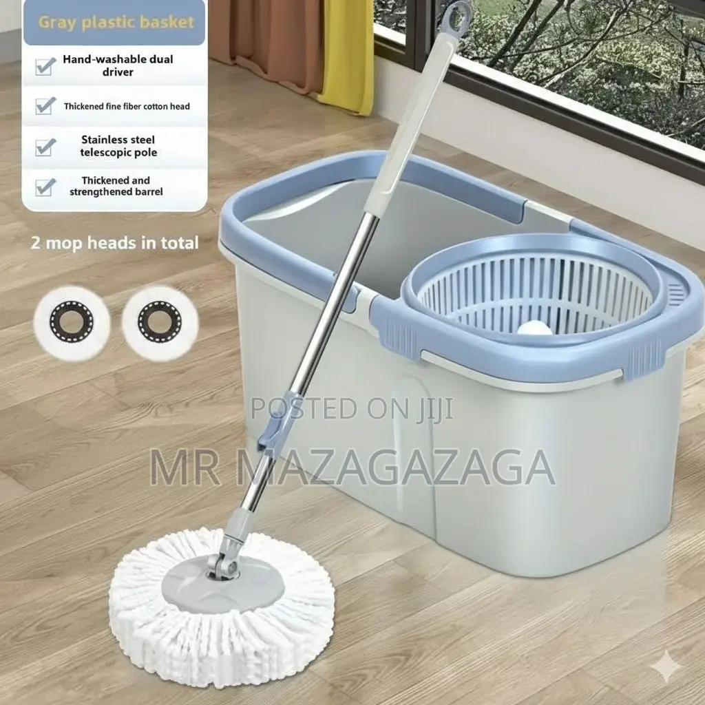 Self Rotating Bucket and Mop