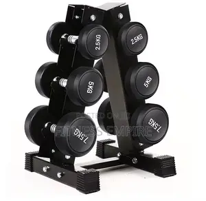 Round Rubber Dumbells