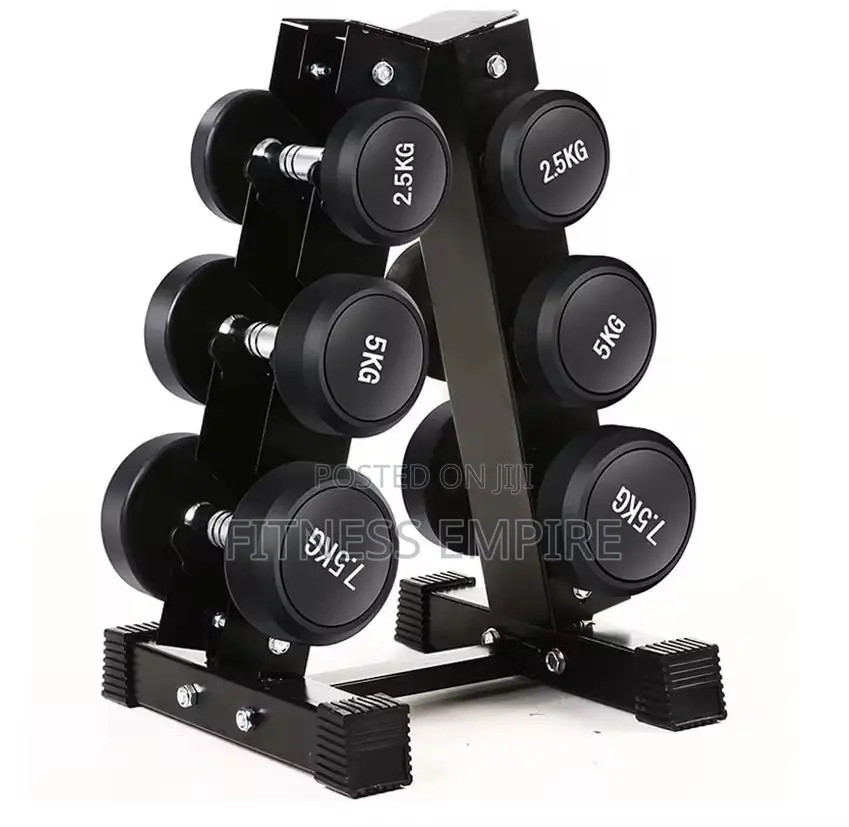 Round Rubber Dumbells