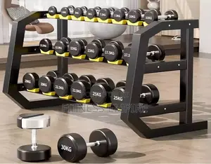 Round Rubber Dumbells