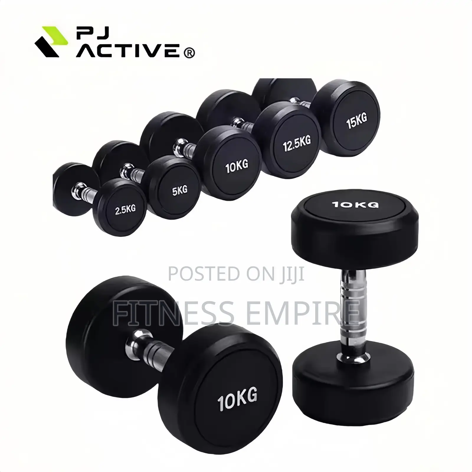Round Rubber Dumbells