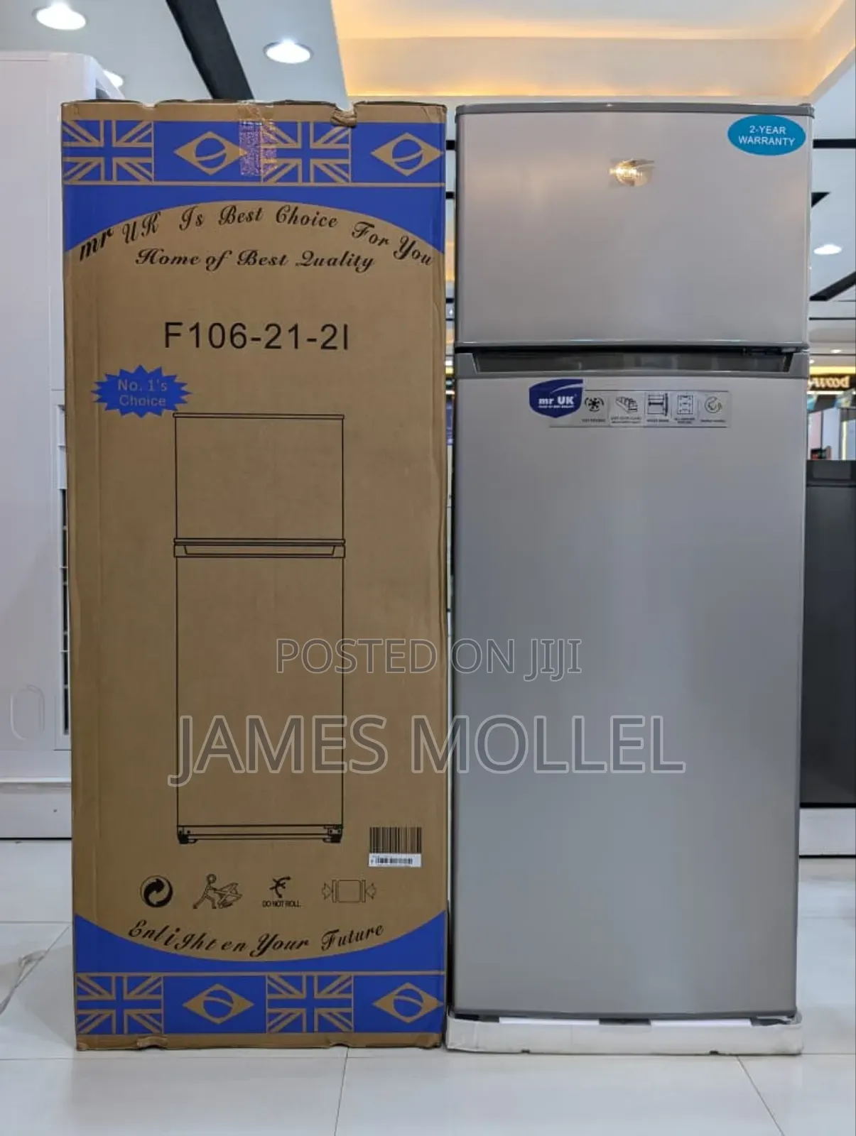 Mr Uk Fridge 
Uk 106-21-2 ZMN
Lita 212