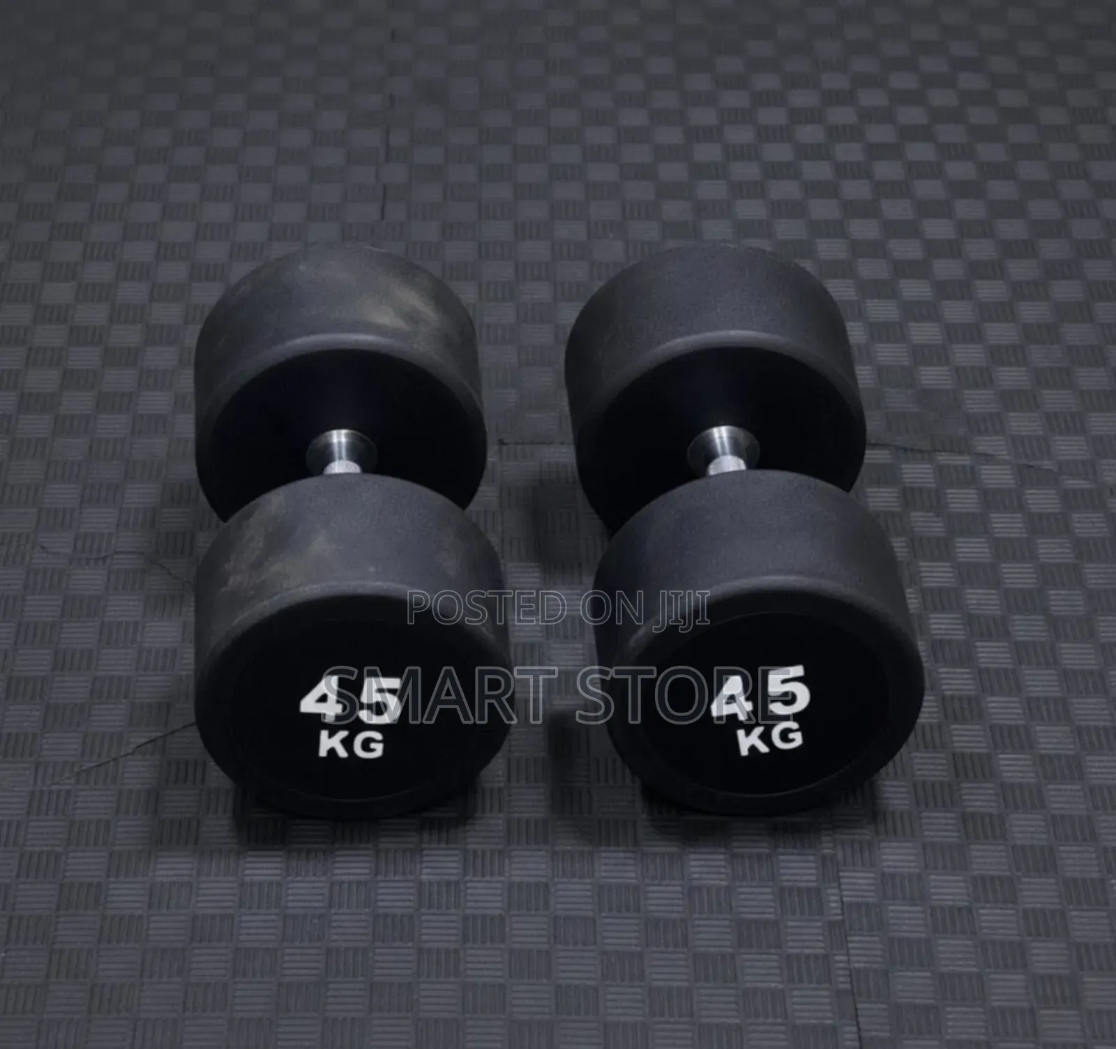 Round Dumbbell Set – 45kg (Commercial Grade)