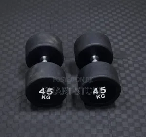 Round Dumbbell Set – 45kg (Commercial Grade)