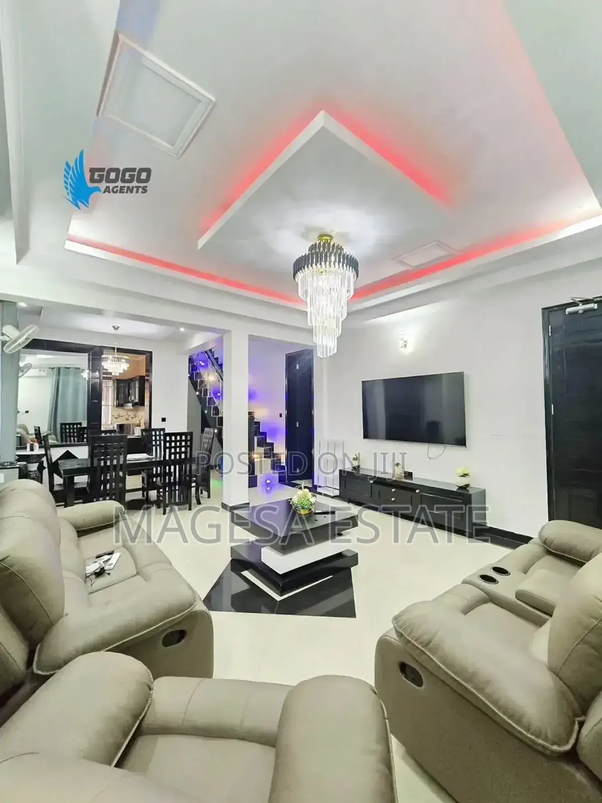 Furnished 4bdrm House in Kinondoni Studio for rent