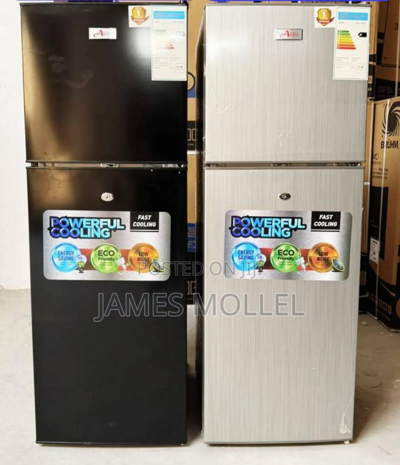 Aero 140l Silver Black Friji