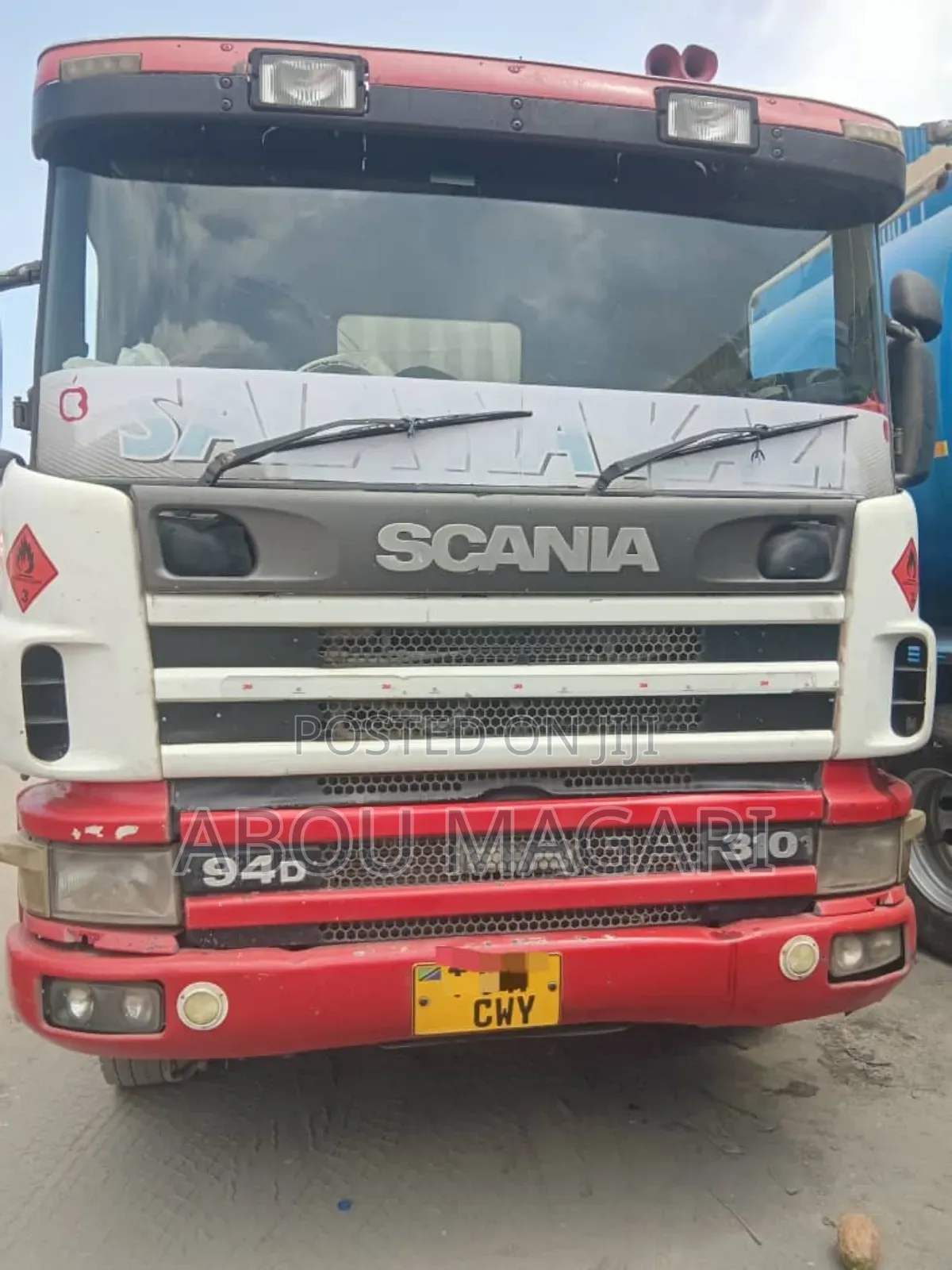 Scania 114 Tanker 2000 White