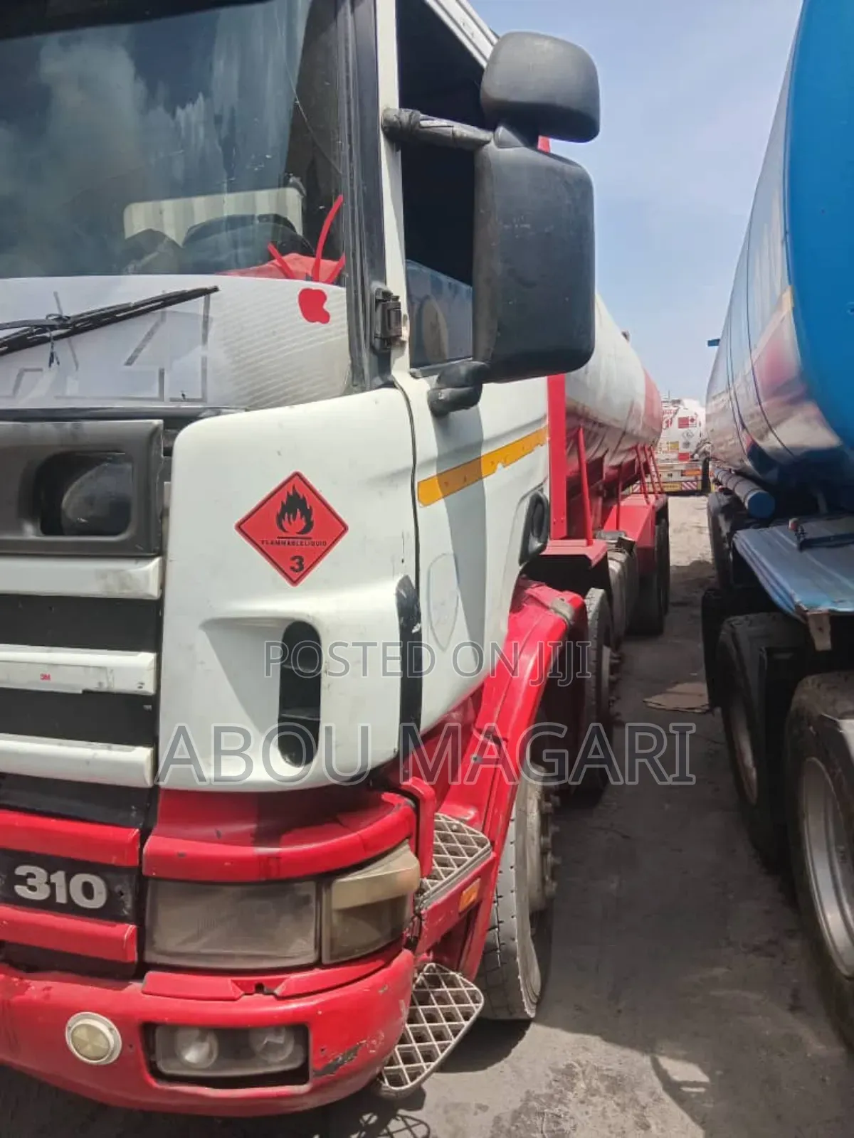 Scania 114 Tanker 2000 White