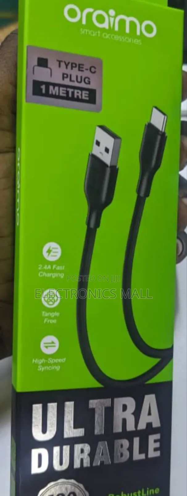 Oraimo Robustline Ocd-114c Type-C Plug Cable 1m7