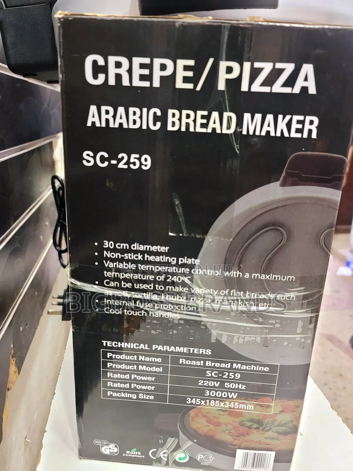 Kenwood Crepe Pizza Bread Maker Sc-259