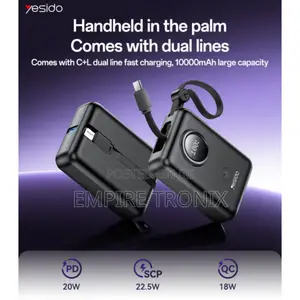 Yesido Yp64 10000mah Power Bank