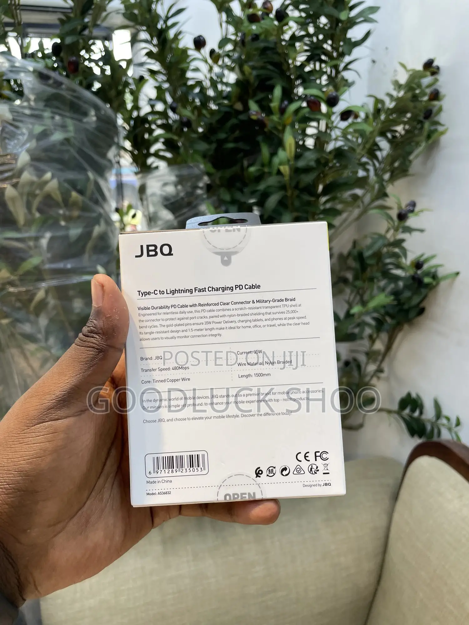 JBQ Smart Power Delivery Usb Type C to iPhone
