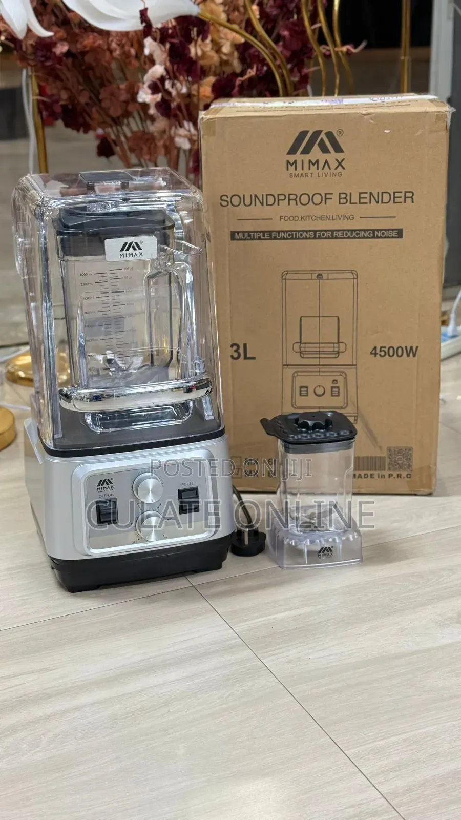 3ltrs Mimax 2 in 1 Soundproof Blender