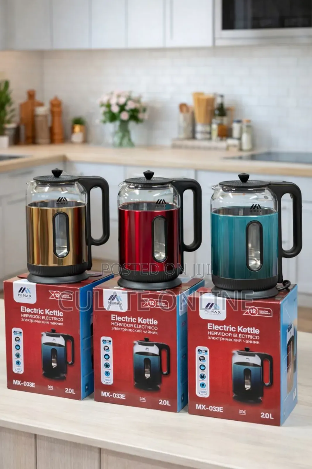 2ltrs Mimax Electric Water Kettle (Mx-033e)