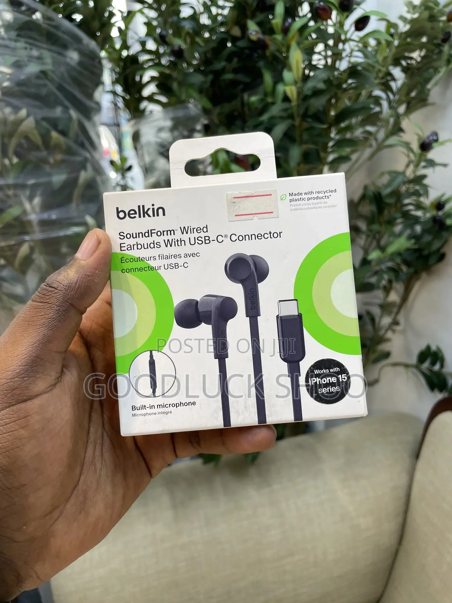 Belkin Soundform Wired Earbuds With Usb C Connector