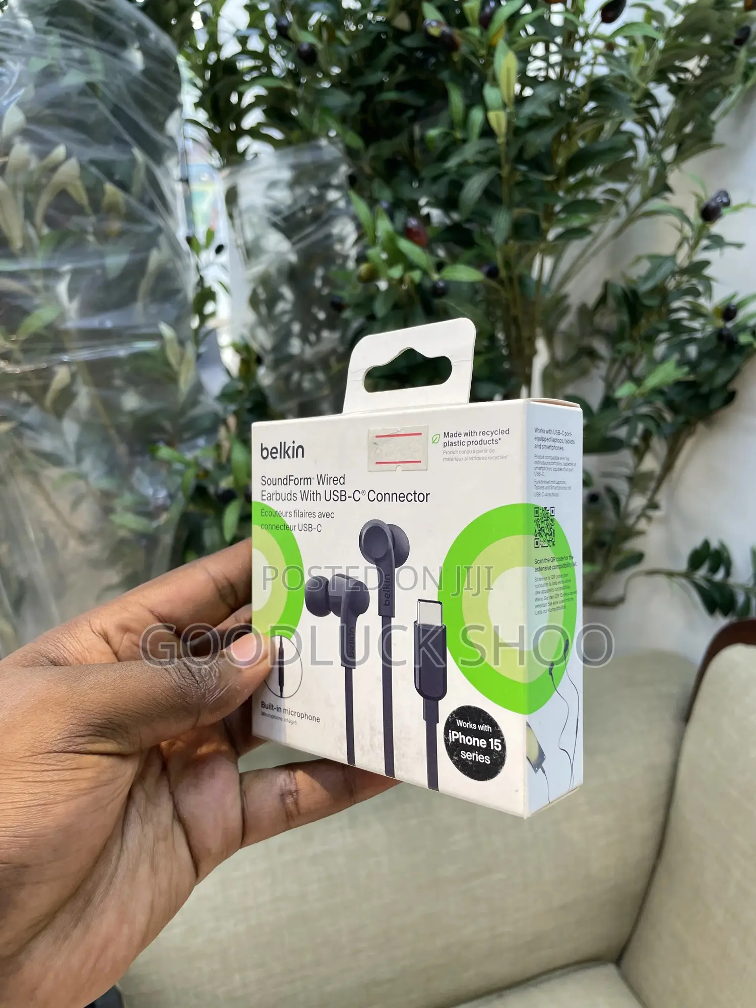 Belkin Soundform Wired Earbuds With Usb C Connector