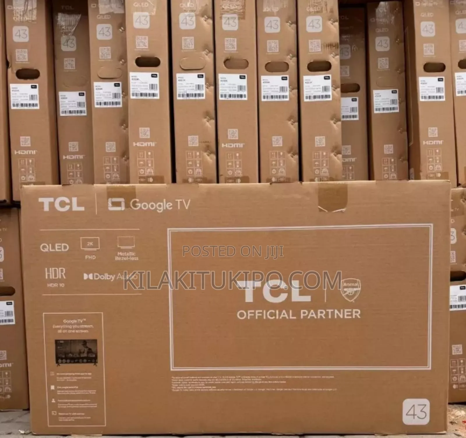 Qled TCL Inch 43 Metallic Bezelless