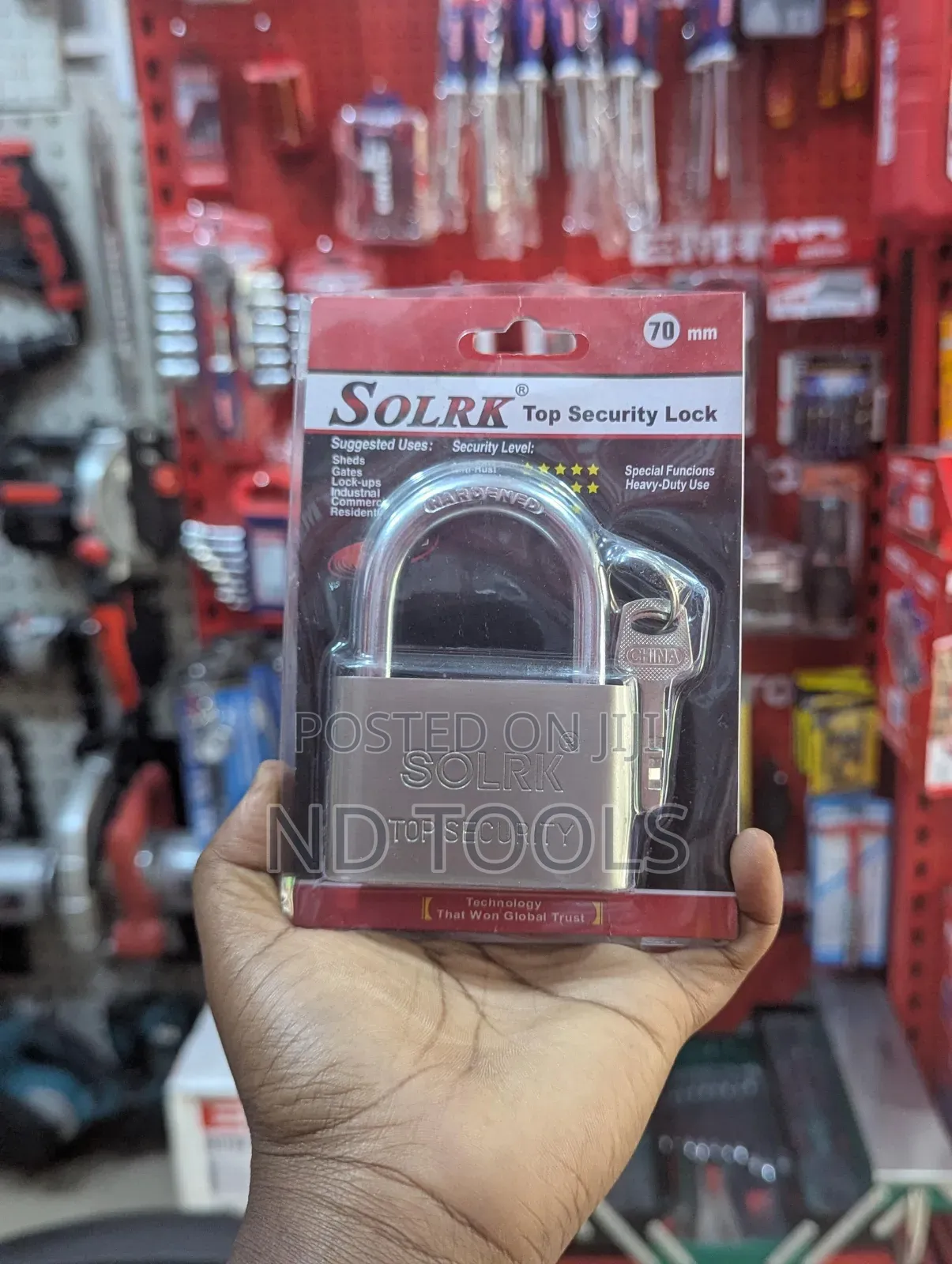Padlock 70mm Solrk