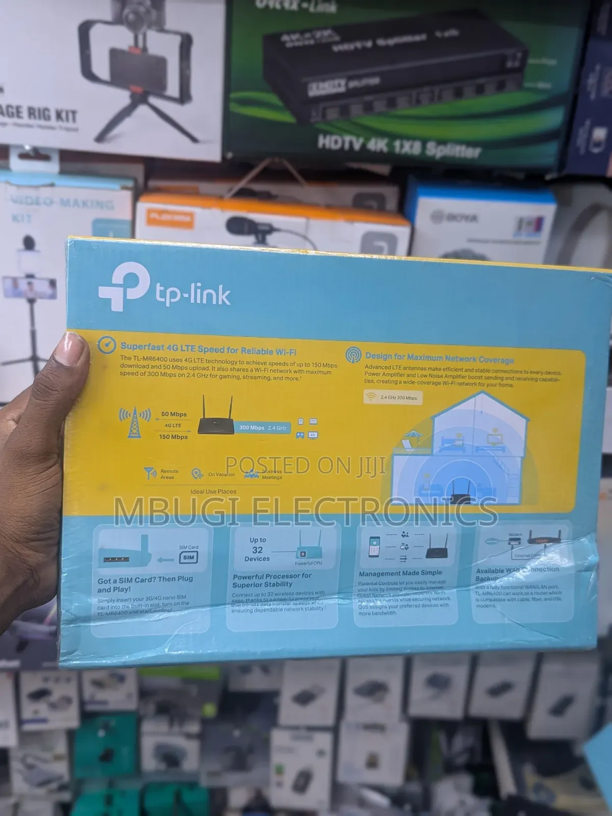 Tp Link M6400 Sim Card Support Router - Any Network Sim Card