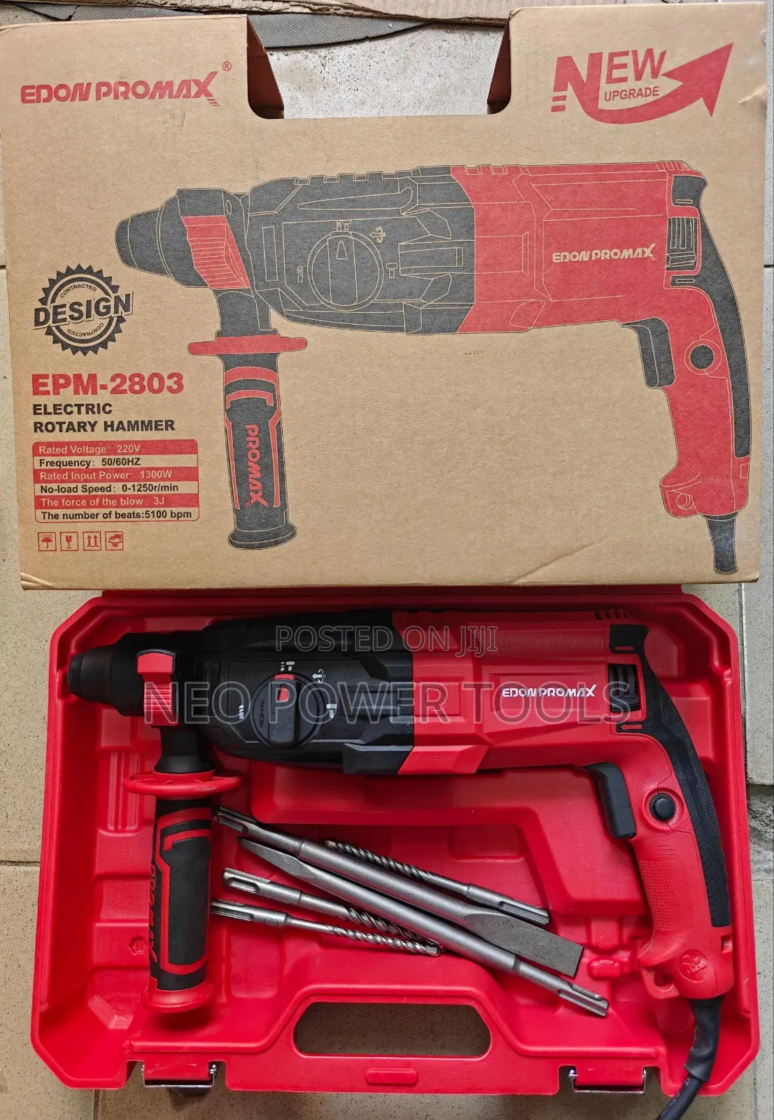 Electric Rotary Hammer Drill Edon Promax