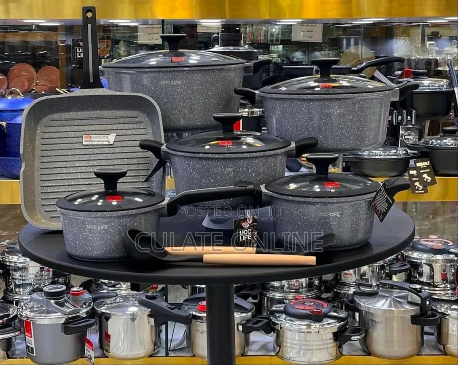 8pcs Ucc Life Non-Stick Cookware Set