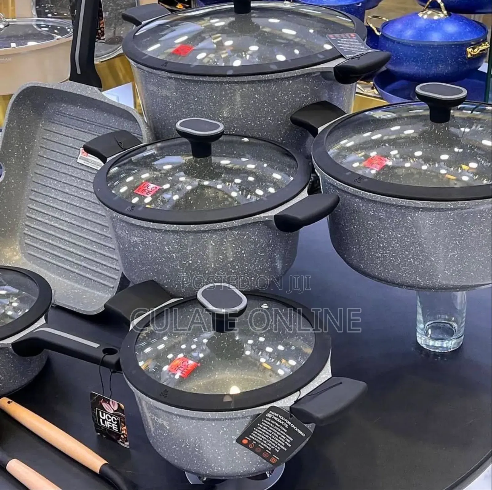 8pcs Ucc Life Non-Stick Cookware Set