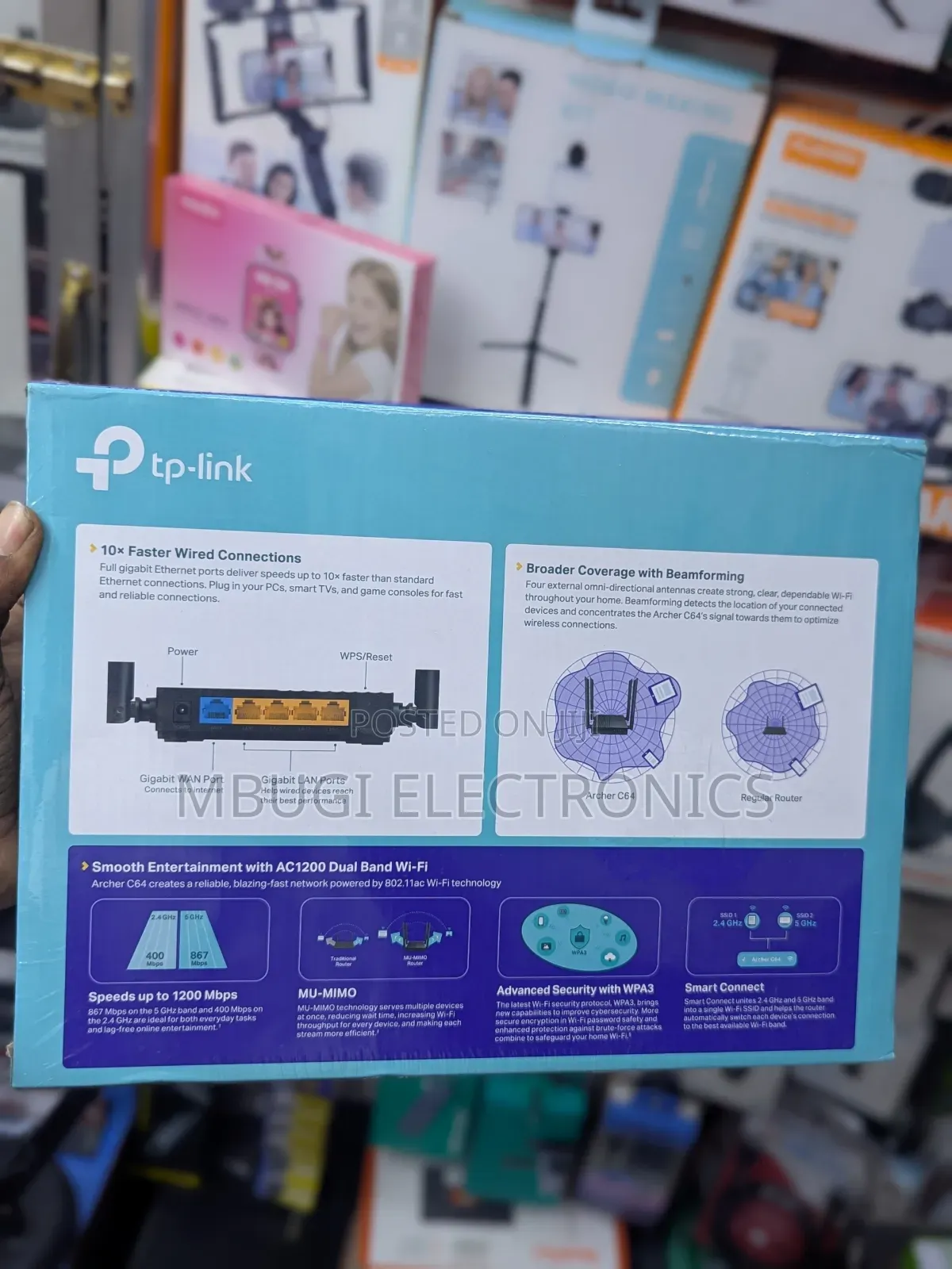 Tp Link Ac 1200 Gigabit Wifi Extender Router