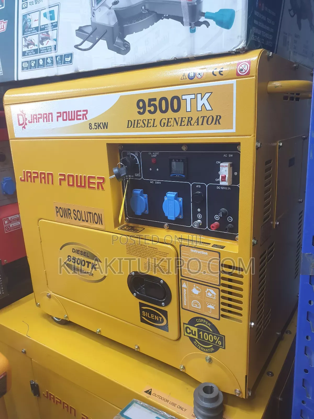 9500tk Japan Power 8.5kw Diesel Generator Silent