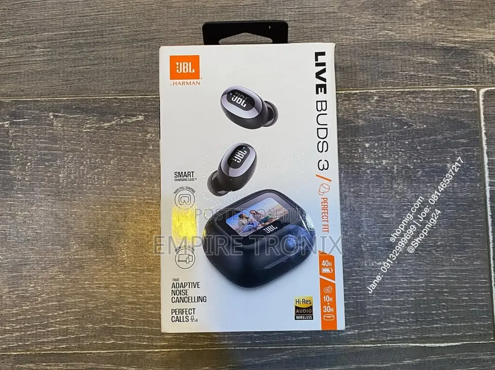 JBL Live Buds 3 Anc Wireless Earbuds