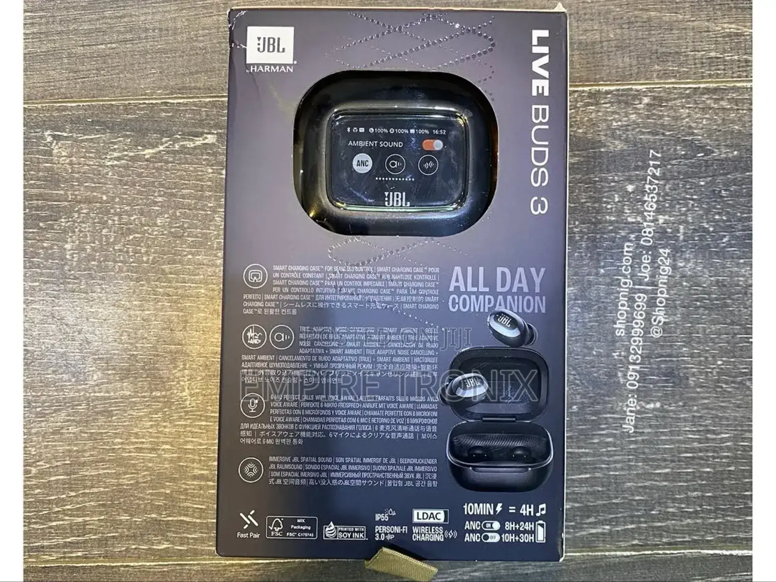 JBL Live Buds 3 Anc Wireless Earbuds