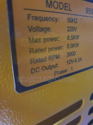 9500tk Japan Power 8.5kw Diesel Generator Silent