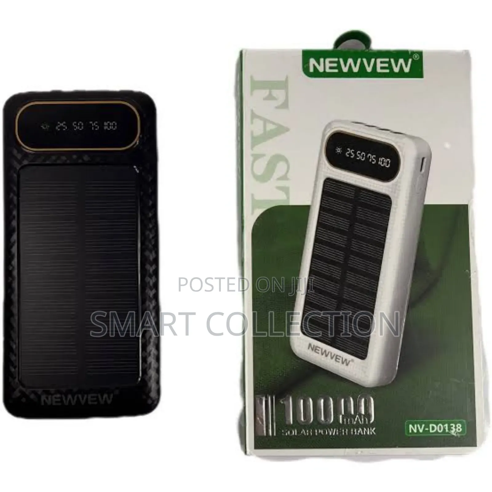 Newview 10,000 Mah High Performance Solar Powered Powerbank